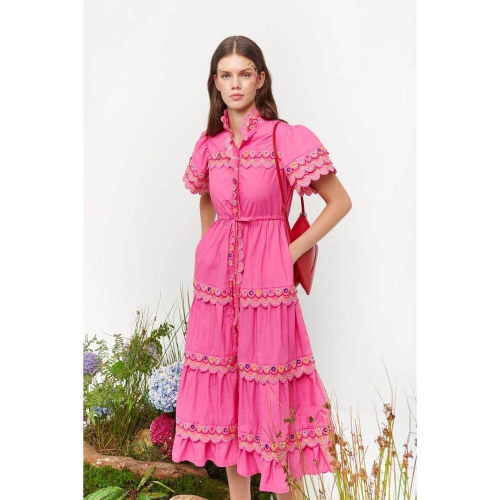 Elegant Pink Maxi Dress